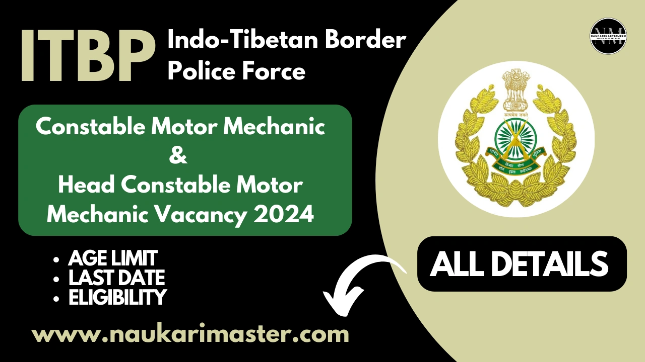 ITBP Constable & Head Constable Vacancy 2024