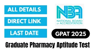 GPAT 2025 all details